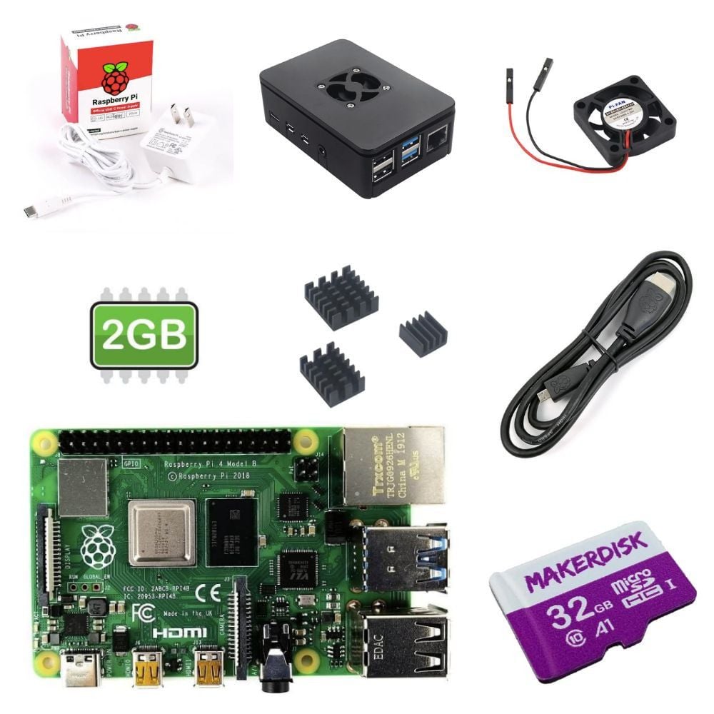 Raspberry Pi 4 Model B 2gb And Kits 2433